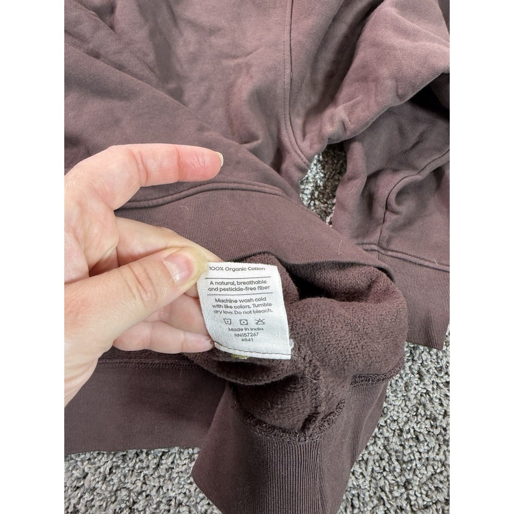 Mate The Label Pullover Sweatshirt Women's Size M/L Brown - Picture 5 of 10